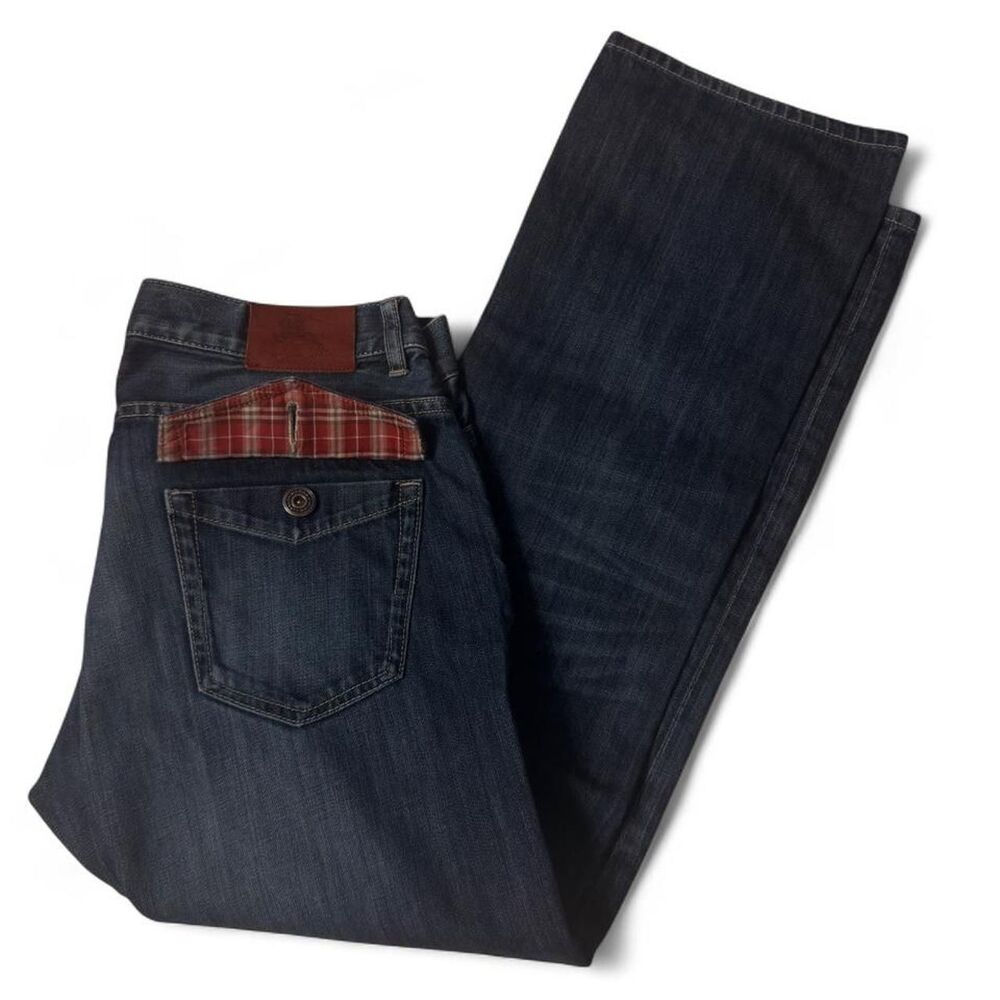 (2006-2012) Burberry Black Label Straight Denim Jeans - Dark Indigo - 82 (32)